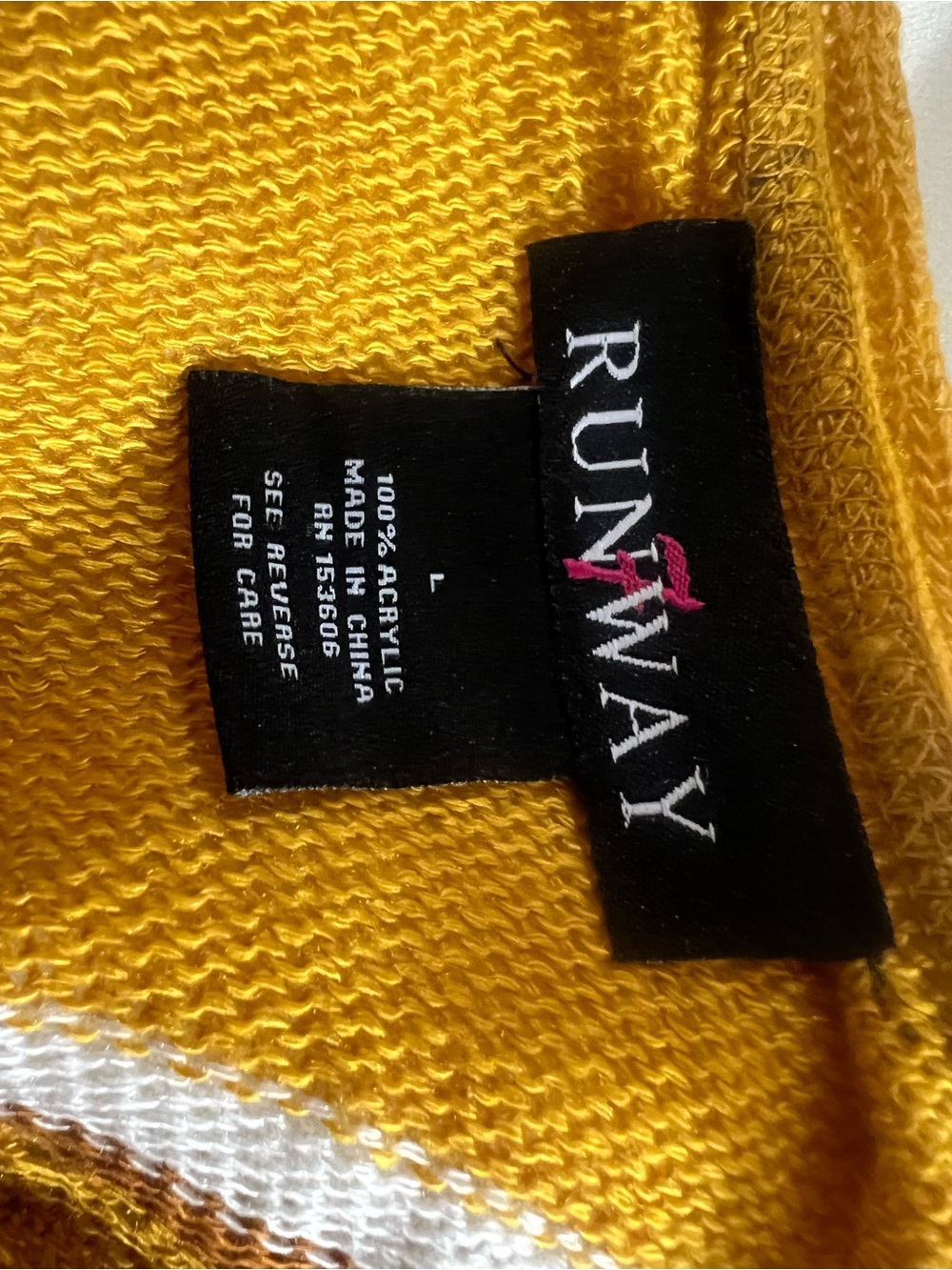 Runway Women's Yellow Knit Sweater vest